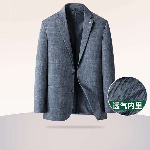 【商城同款】【新款DKP】大依优型大码西装休闲西服套装西裤外套裤子加肥加大肥佬休闲商务上衣男士胖子正装西装透气 商品图0