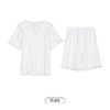 都市丽人生活家居春夏睡衣女32支纯棉单面家居服薄款短袖短裤女士纯棉套装新年本命年红品LH42C4 商品缩略图12