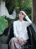 盛唐牡丹 |真丝提花蕙兰纹样女裤 商品缩略图1