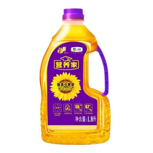 福临门营养家黄金小黑葵花仁油礼盒1.8L×2 商品图1
