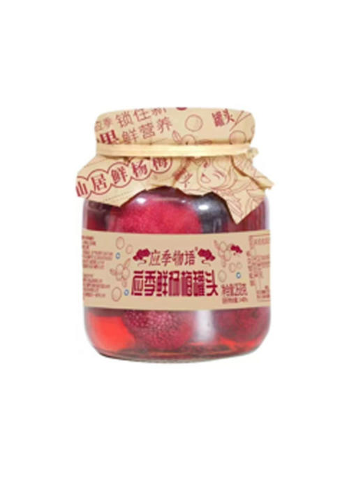 应季物语鲜杨梅糖水罐头268g 商品图2