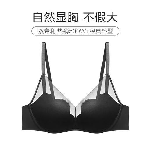 【3F】安莉芳双专利玫瑰舒挺杯小胸显大聚拢无钢圈文胸EB00529 商品图2