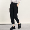 谜底休闲裤女2024春新款时尚百搭大口袋宽松运动风长裤241MK0153 商品缩略图1