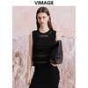 VIMAGE纬漫纪夏季新款百搭时尚修身蕾丝无袖上衣女V2113724 商品缩略图0