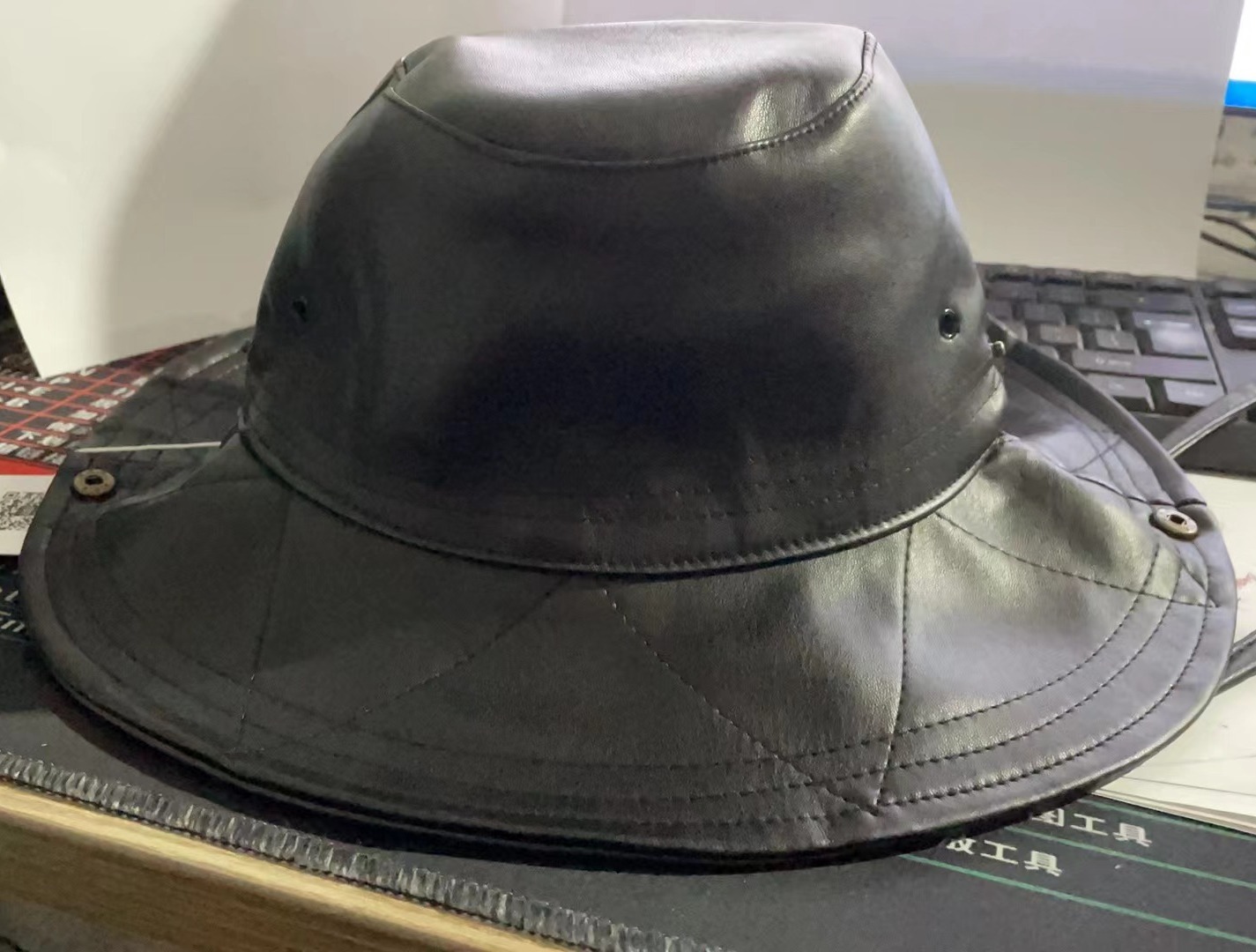 MZ系绳户外皮盆帽30909 秋季 309103128278