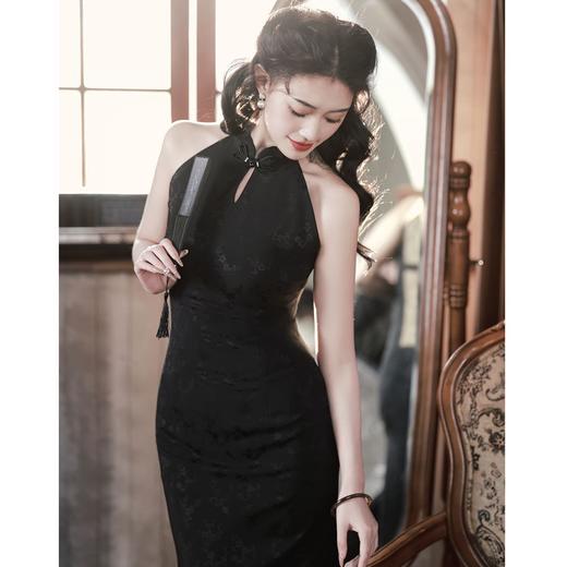 复古中国风，提花无袖旗袍春夏季新款改良旗袍连衣裙BJS-2031 商品图4