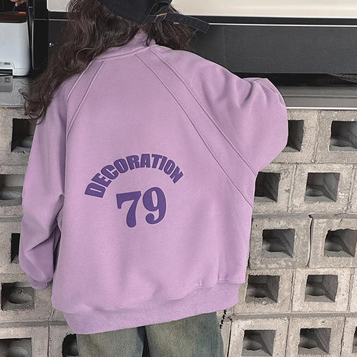 裁缝学苑TQ108立领半拉链卫衣纸样儿童新款童装套头衫拼接上衣样板 商品图4