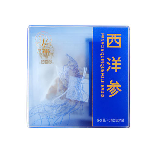 加拿大进口足龄西洋参片3克*15袋45克袋泡茶神象西洋参片袋泡茶 商品图3