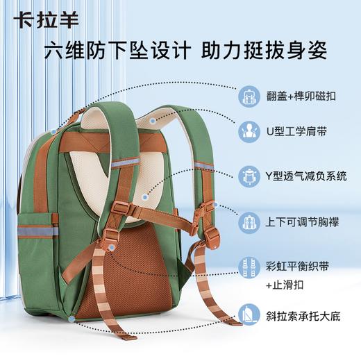 【3-6年级】卡拉羊减负云朵背包双肩书包 S2660 商品图1