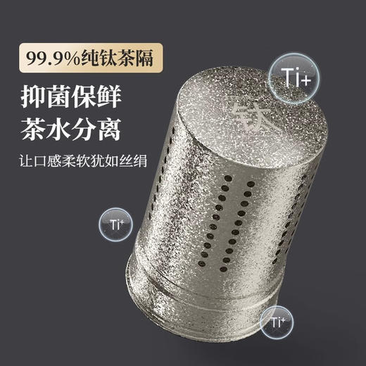 【纯钛焖茶壶】特美刻tomic大容量智能显温高档焖泡壶家用养生热水壶保温壶 商品图2
