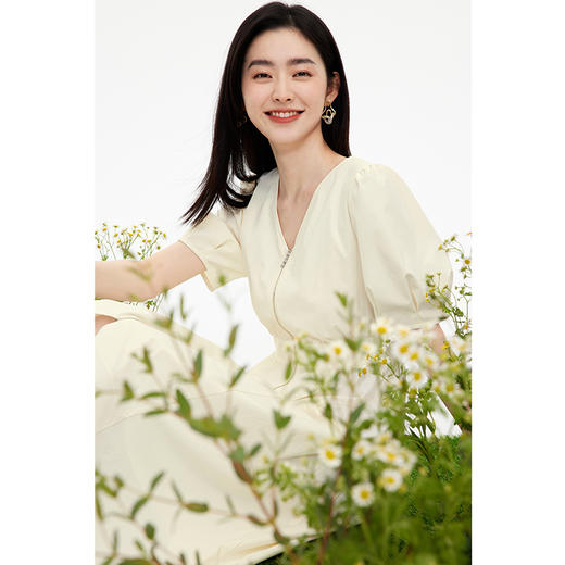 【特惠不退货】诗凡黎秋时尚拉链设计感连衣裙3E7192721 商品图2