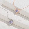 【蝶恋鸢尾】S925银琉璃石项链【JHY-N000068B】 商品缩略图1