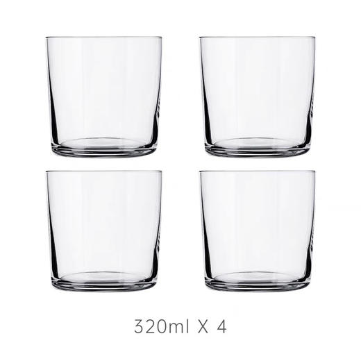 ALESSI/玻璃杯4件套泡茶牛奶咖啡水杯男女家用送礼欧式 商品图4