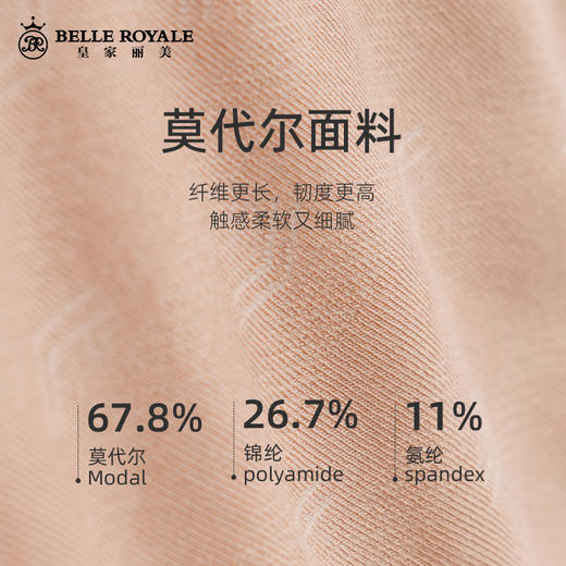 新款女士柔软轻薄底裤莫代尔三角内裤DKM1325 商品图3