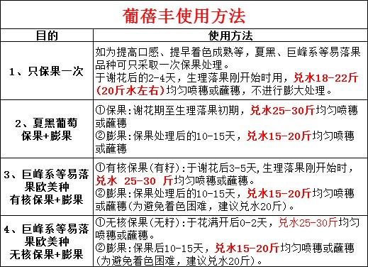 葡倍丰葡蓓丰葡萄（夏黑巨峰户太阳光玫瑰等品种等）保果膨大方案包每亩地大约3袋 商品图2