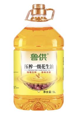 鲁供压榨一级花生油 5L