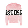 GCDS 男士字母徽标提花混纺羊毛针织衫 粉色 ACC94U020050 ROSA 商品缩略图0