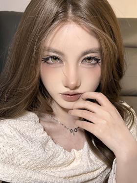 mixmixx月抛美瞳 可可蛋奶 14.2mm