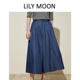 LILY MOON天丝阔腿九分裤