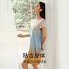 深睡眠蚕丝睡衣】100%桑蚕丝女真丝针织睡裙女短袖家居服金三塔 YZFEA304 商品缩略图2