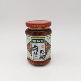 苗姑娘泡椒肉丝辣椒260g/瓶