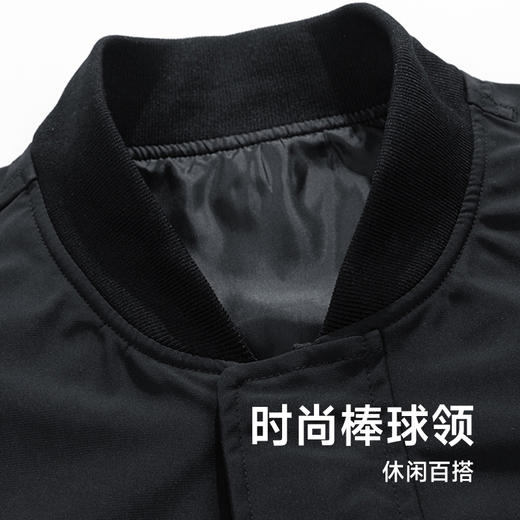 【新款DXC】大依优型大码棒球领夹克加肥加大休闲胖子宽松外套上衣潮流男装 商品图2