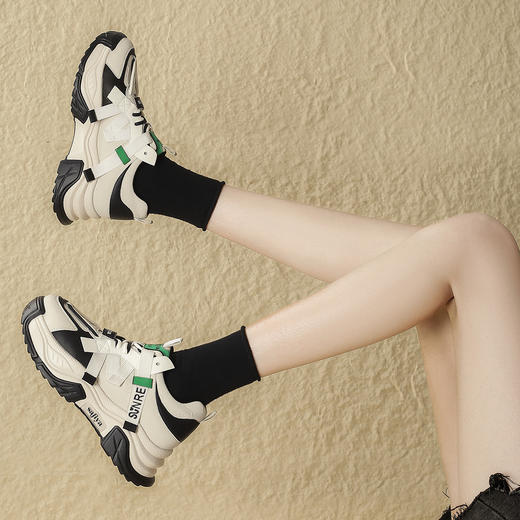 品质好货 | Safiya/索菲娅2024春季网红增高撞色厚底休闲老爹鞋 SF41112714 商品图9