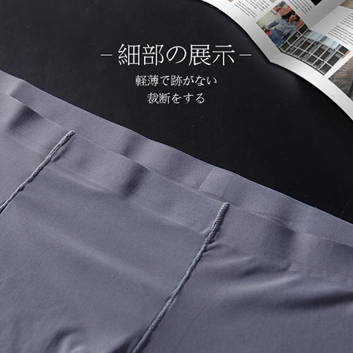 2024超舒服的出口日本男士羊奶丝平角内裤 一片式无痕 夏季薄款透气速干 商品图5