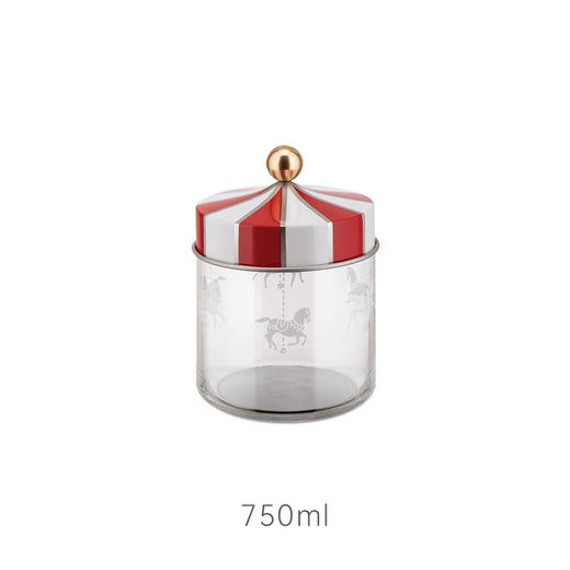 ALESSI/马戏团玻璃密封罐收纳糖果饼干厨房家用欧式创意 商品图4