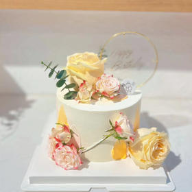 花之祝福——鲜花生日蛋糕