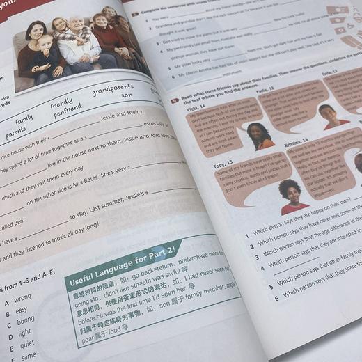 剑桥KET考试强化练习 青少版 剑桥通用英语五级词汇语法全真模考题中期口语素材实战演练备考书籍 新东方英语 商品图5