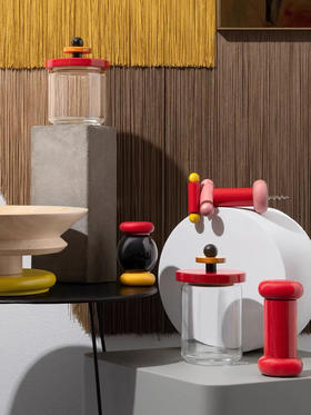 ALESSI/限量款玻璃密封罐厨房收纳零食糖果饼干储存家用送礼