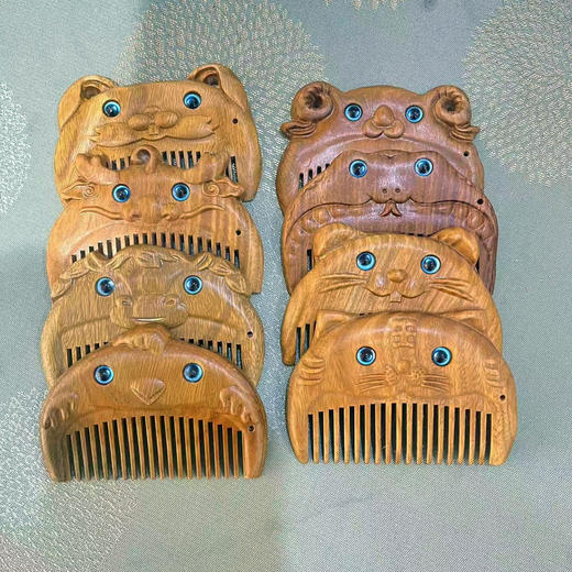 生肖绿檀梳系列 商品图0