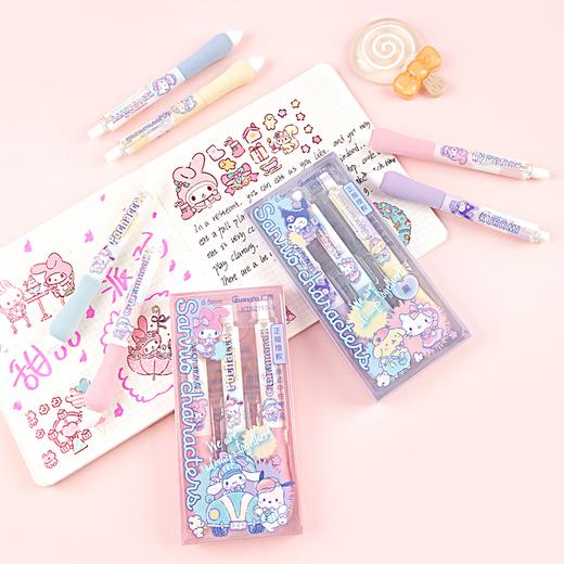 【广博】三丽鸥家族多巴胺系列学生书写按动笔墨水快干不易起茧中性笔 商品图4