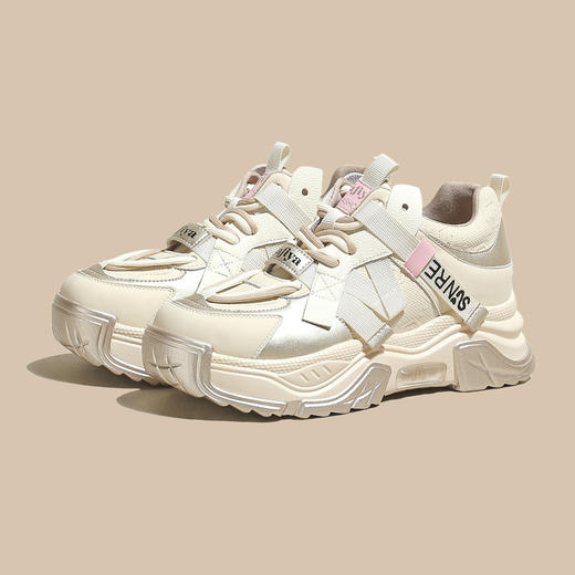 品质好货 | Safiya/索菲娅2024春季网红增高撞色厚底休闲老爹鞋 SF41112714 商品图3