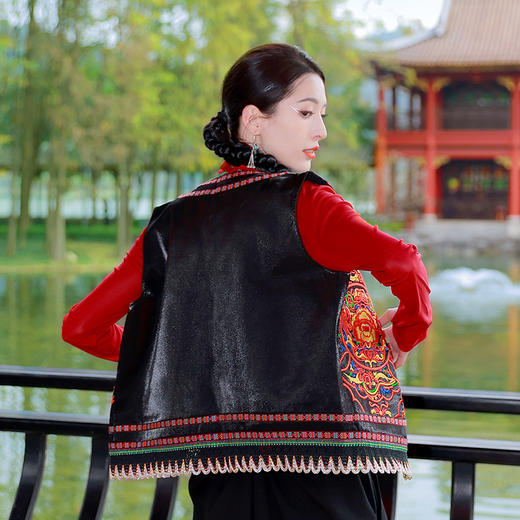 繁花有期刺绣马甲  第二批升级版来啦！ 商品图4