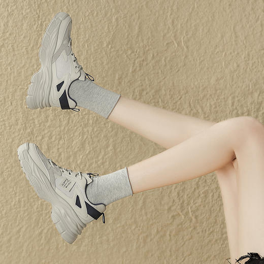 品质好货 | Safiya/索菲娅2024春季百搭网面增高休闲运动鞋 SF41112701 商品图6