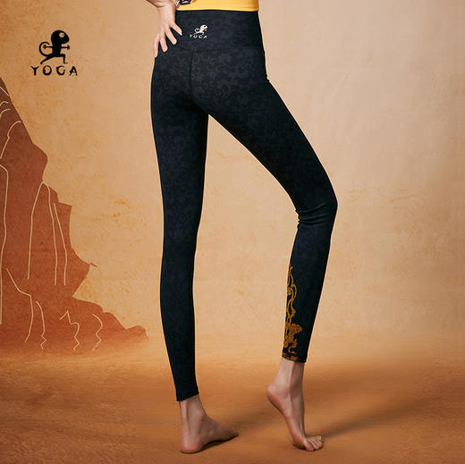 【现货秒发】壁虎瑜伽【醉春风】限量款印花瑜伽裤 商品图7