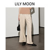 【夏季凉感】Lilymoon 夏新款麻感休闲阔腿直筒裤垂顺宽松气质不易皱 商品缩略图1