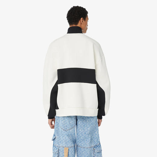 GCDS 男士徽标半拉链卫衣 米色 A1CM2500JA615 商品图2