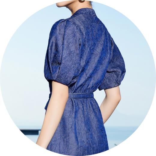 -监德色有袖连衣裙 HJ1S46 商品图9