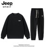 【春日换装必备】【多色可选 男女同款】JEEP SPIRIT男女同款 微落肩宽松卫衣卫裤两件套 宽松套头卫衣套装 商品缩略图2