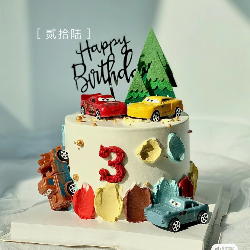 超级赛车——男孩汽车蛋糕