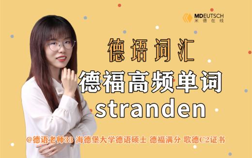 德福高频词汇stranden 商品图0