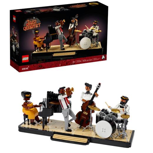 乐高21334爵士四重奏注入灵魂的复古模型 可随心拆卸的舞台模型 商品图0