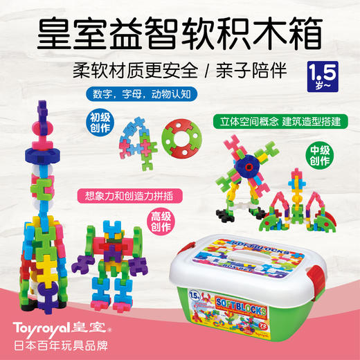 皇室益智软积木箱-TR3642（适合1.5岁以上） 商品图0