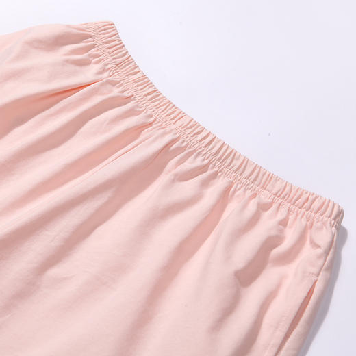 都市丽人生活家居春夏睡衣女32支CVC单面家居服薄款短袖七分裤女士套装LH42D3 商品图7