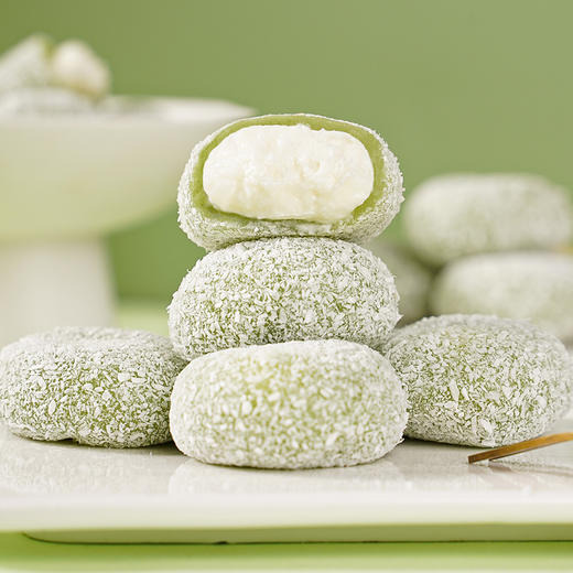 【一口就爆浆！不单独添加蔗糖牛油果雪媚娘】不一样的口感，牛油果泡芙爆浆雪媚娘  干净卫生独立包装小零食 早餐下午茶休闲零食 商品图4