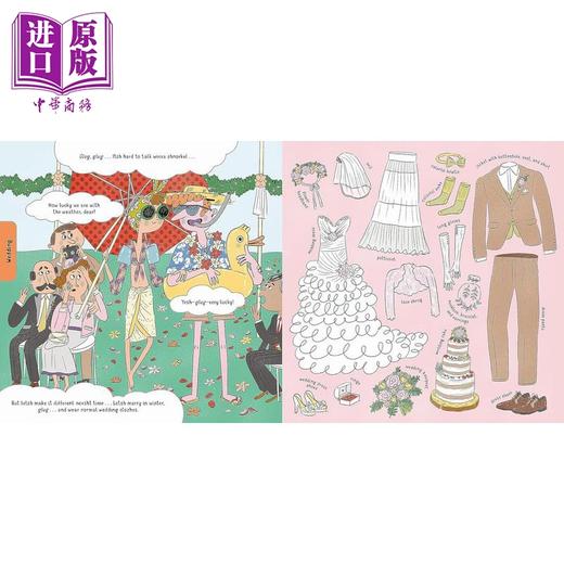 【中商原版】学会穿衣服 不同场合 What Should I Wear Now Different Occasions 英文原版 儿童绘本图画书 精装绘本 进口图书 商品图4