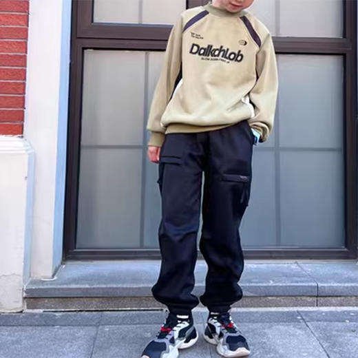 裁缝学苑TS20儿童装男童加绒裤子中大童工装裤纸样加厚长裤打板 商品图3